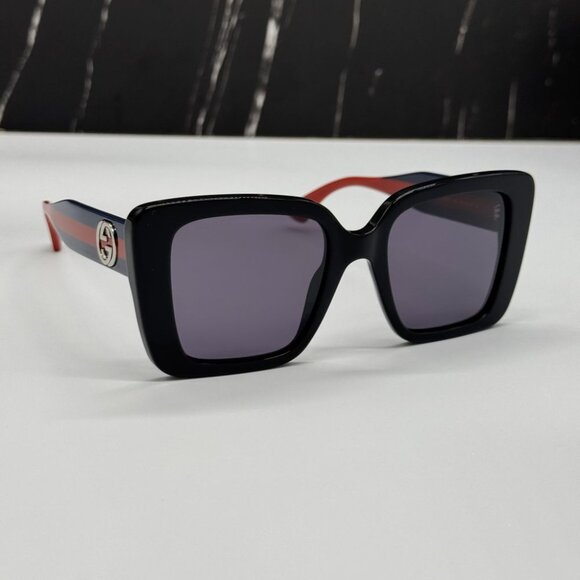 NEW GG1861S 004 GUCCI SUNGLASSES SHINY BLACK WOMEN EYEWEAR GUCCI main image 5